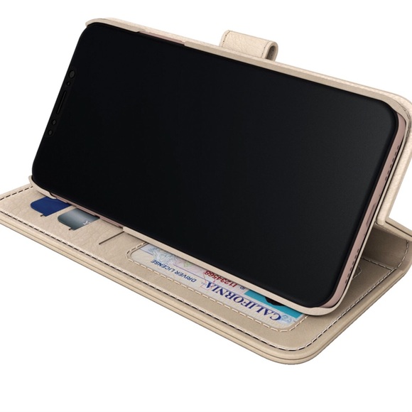 NIP SKECH Polo Book iPhone Xs Max Champagne Color - Picture 2 of 8